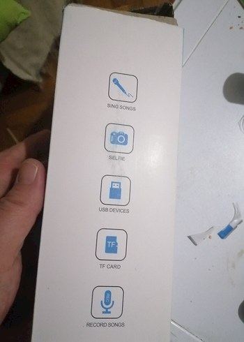 Siyah MS-858 Kablosuz Mikrofon - Görsel 4