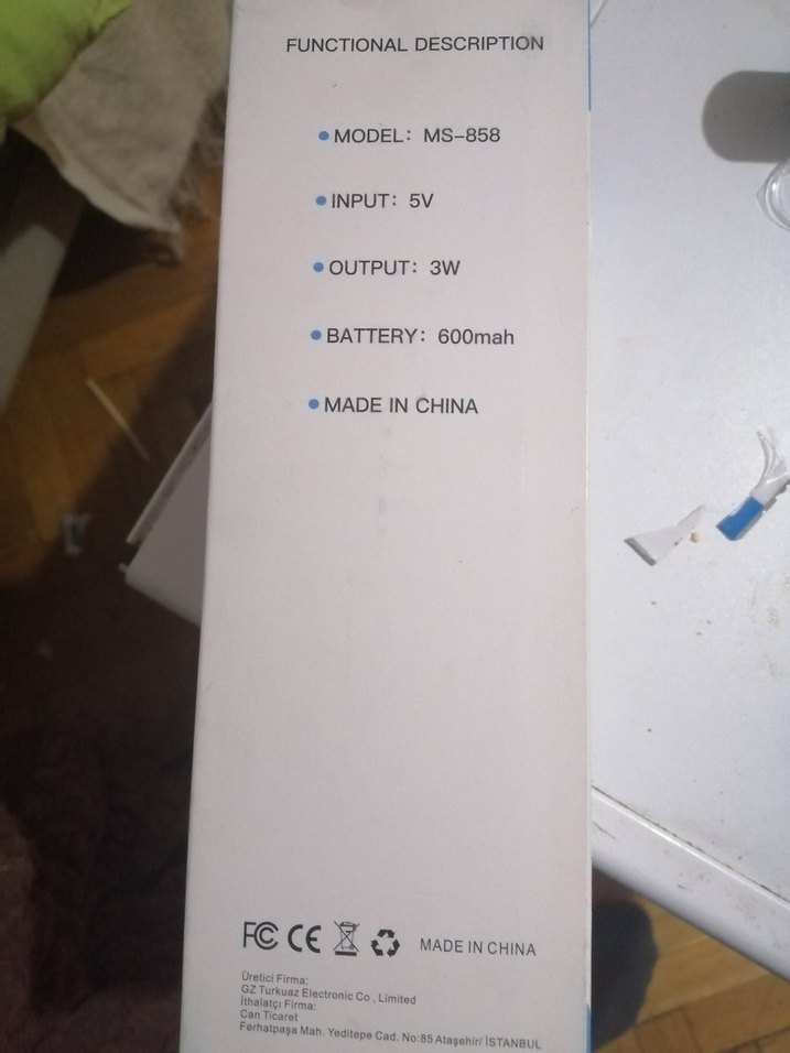 Siyah MS-858 Kablosuz Mikrofon - Görsel 2