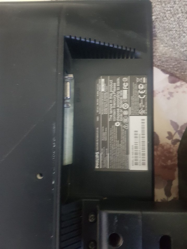 Siyah Philips Monitör 19.5 inc - Görsel 4