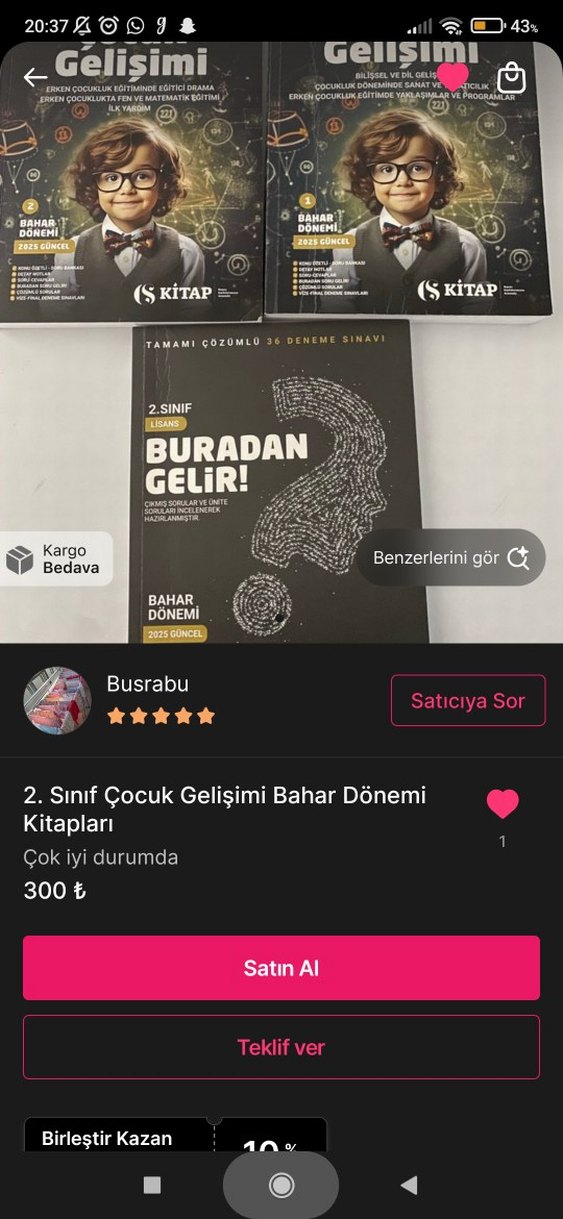 Çocuk Gelişimi 2. Sınıf Bahar Dönemi Kitapları - Görsel 2