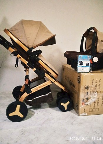Baby Home Paris 5 in 1 Bebek Arabası - Kahverengi