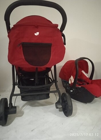 15-36 kg Beden kırmızı Renk JOİE LİTETRAX3 TRAVEL SİSTEM BEBEK ÇOCUK ARABASI