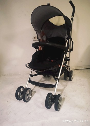 Kraft Siyah Bebek Arabası Katlanabilir Model