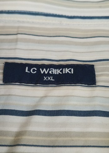 Gri Çizgili Kısa Kollu  Erkek Gömlek - Görsel 4