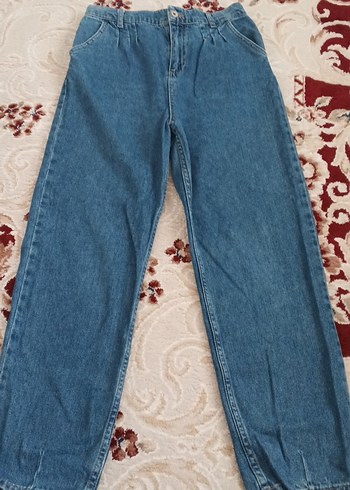 Mavi Kot Pantolon  mom jean - Görsel 2