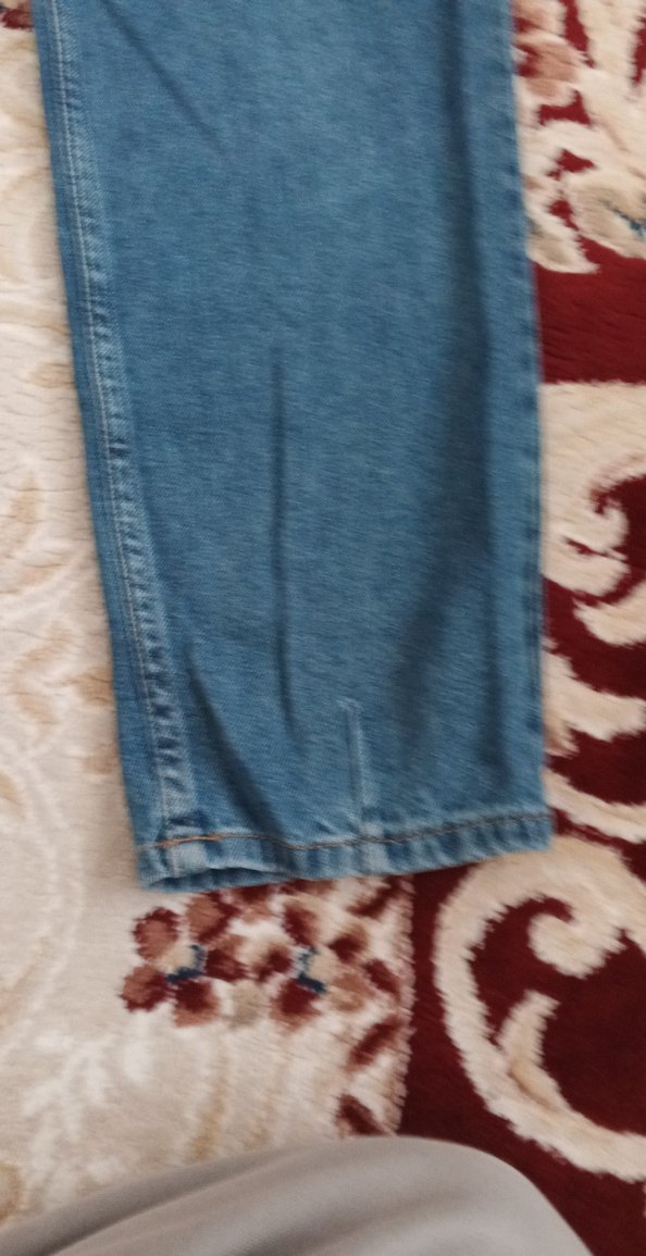 Mavi Kot Pantolon  mom jean - Görsel 4