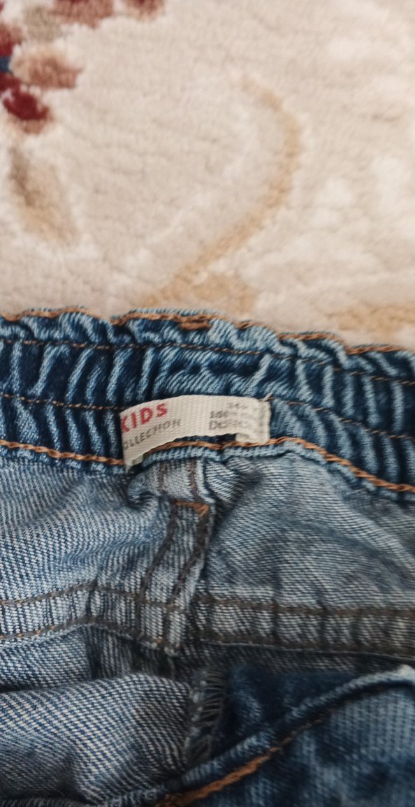 Mavi Kot Pantolon  mom jean - Görsel 5