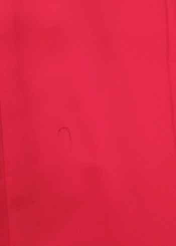 Kırmızı Midi V Yaka Drapeli Elbise - Görsel 6