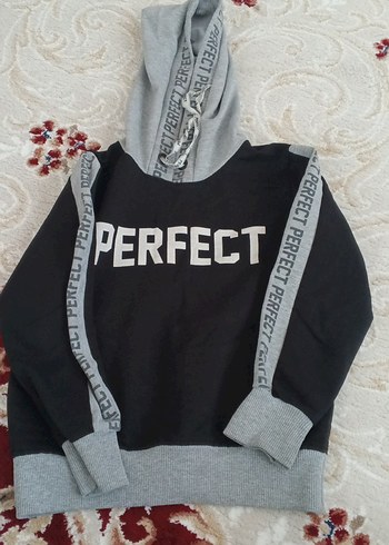 Erkek Çocuk Baskılı Kapüşonlu Sweatshirt - Görsel 4