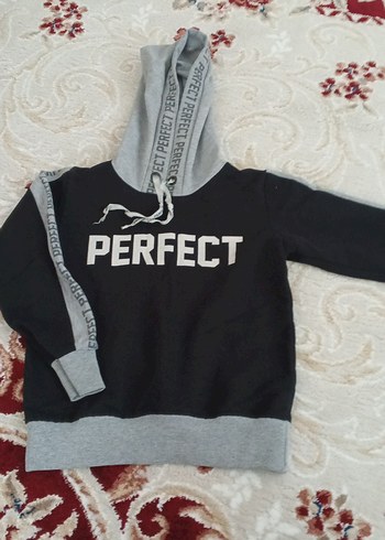 Erkek Çocuk Baskılı Kapüşonlu Sweatshirt - Görsel 2