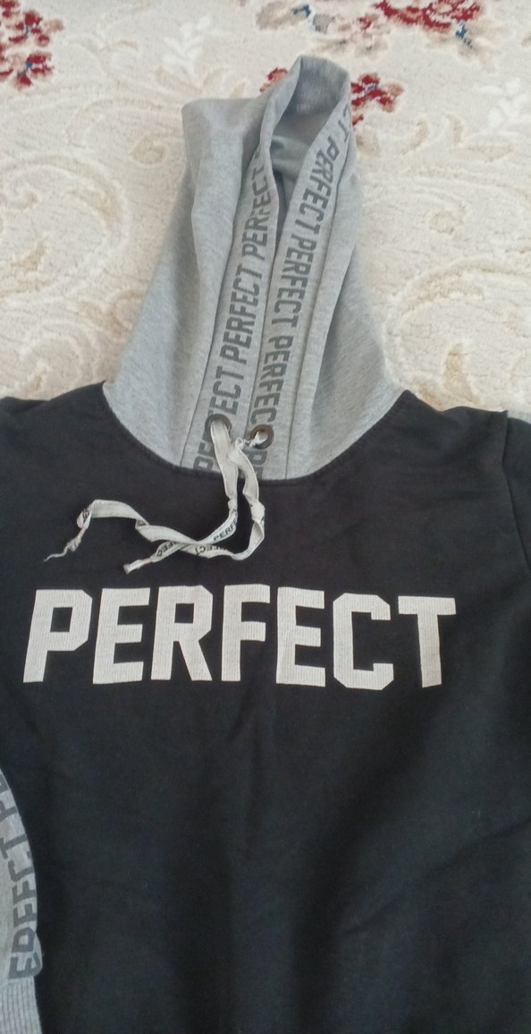 Erkek Çocuk Baskılı Kapüşonlu Sweatshirt - Görsel 3