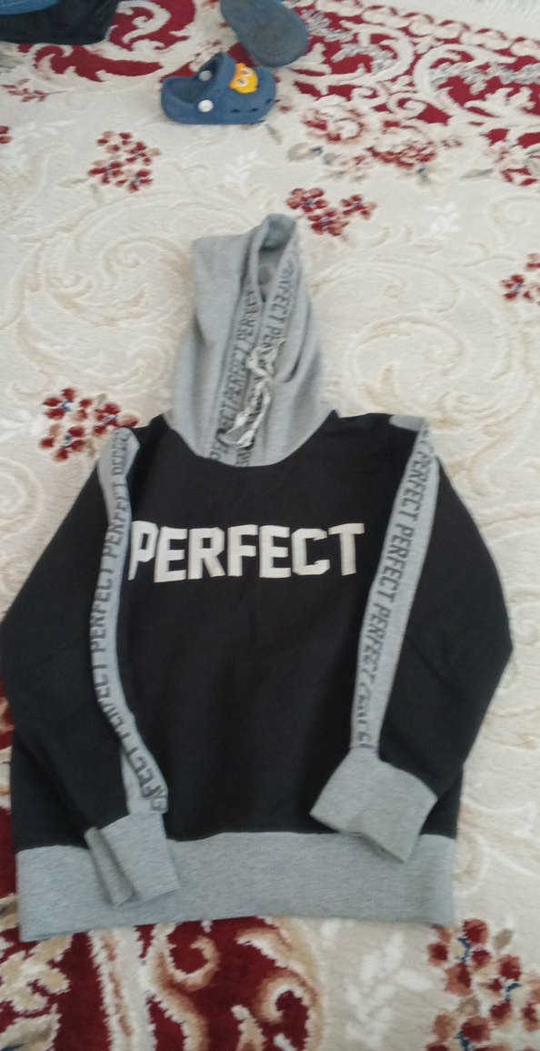 Erkek Çocuk Baskılı Kapüşonlu Sweatshirt - Görsel 5