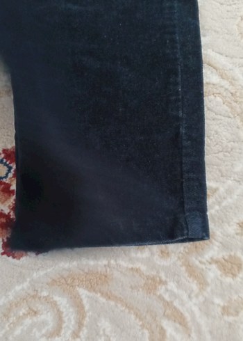 Düğmeli Lacivert Erkek çocuk Kot Pantolon - Görsel 3