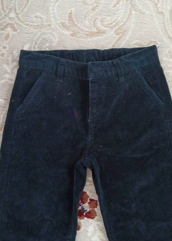 Düğmeli Lacivert Erkek çocuk Kot Pantolon - Görsel 5