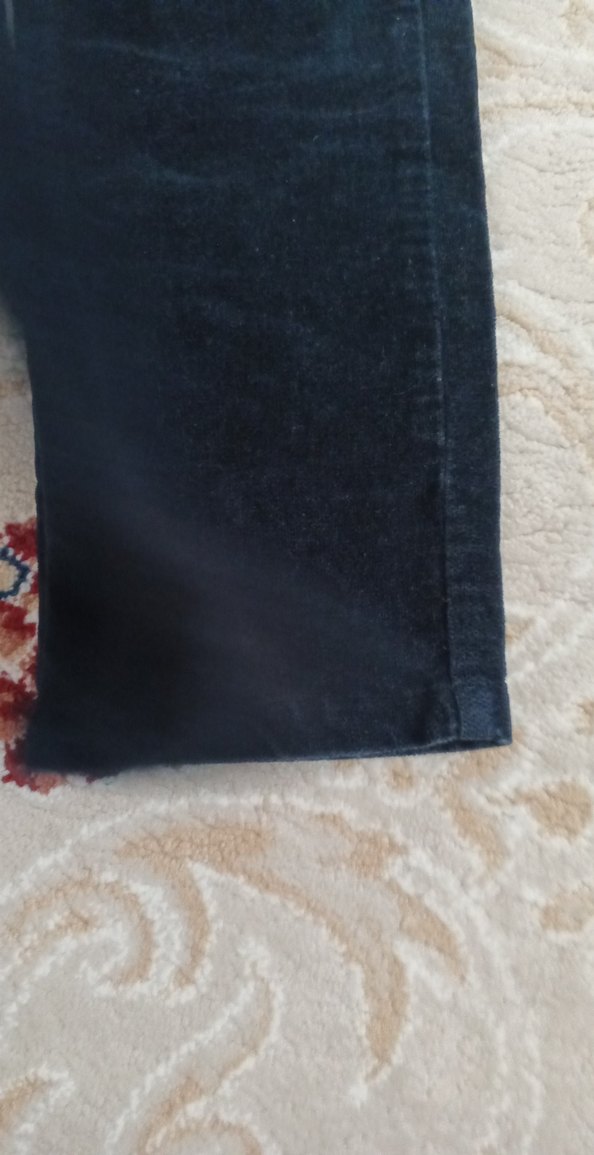 Düğmeli Lacivert Erkek çocuk Kot Pantolon - Görsel 3