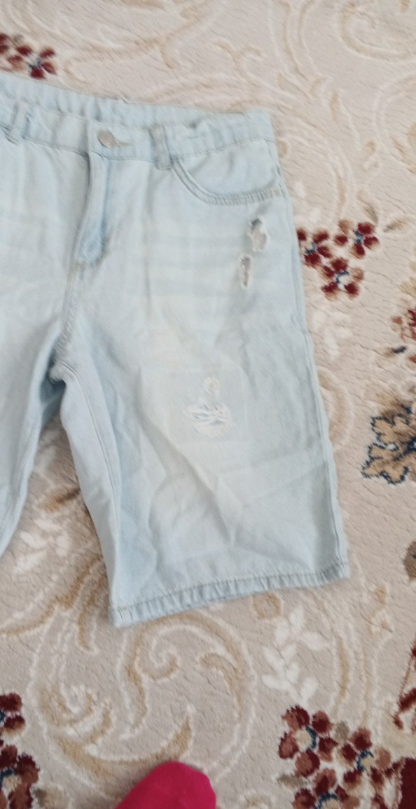 erkek çocuk Fit Mini Denim Şort - Görsel 2