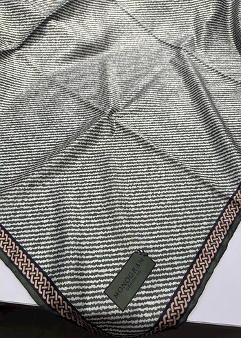 Çizgili Katlamalı Çok Renkli Kadın Şal - Görsel 3