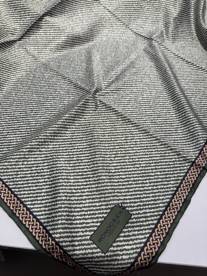 Çizgili Katlamalı Çok Renkli Kadın Şal - Görsel 3