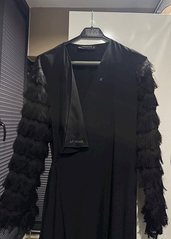 Püsküllü detaylı pardesü - Görsel 2