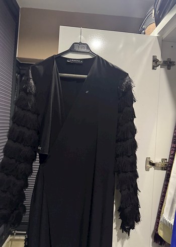 Püsküllü detaylı pardesü - Görsel 3