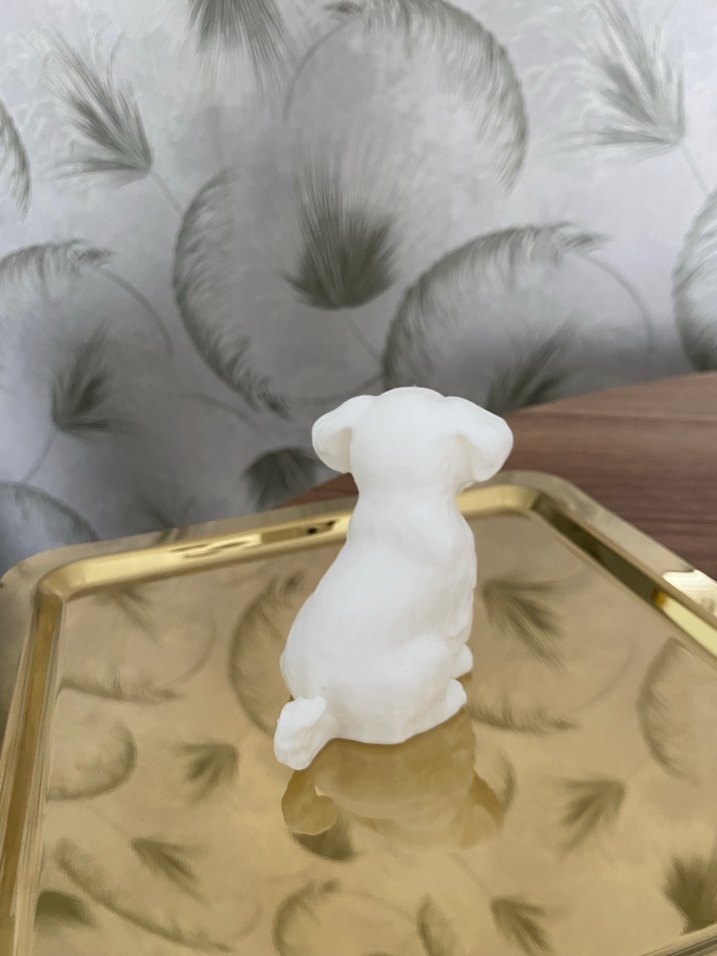 Beyaz Minik Oyuncak Köpek - Görsel 4