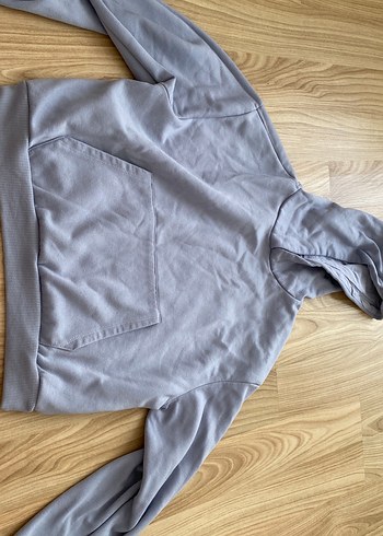 Mavimsi Kapüşonlu Kadın Sweatshirt