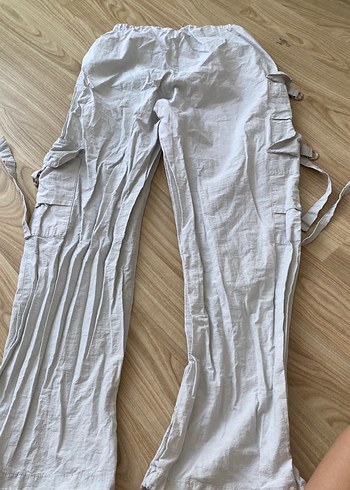 Diğer Gri paraşüt pantolon