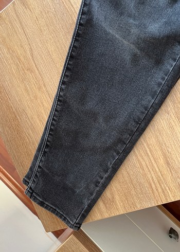 26 Beden Gri Regular Fit Denim Kadın Pantolon/26