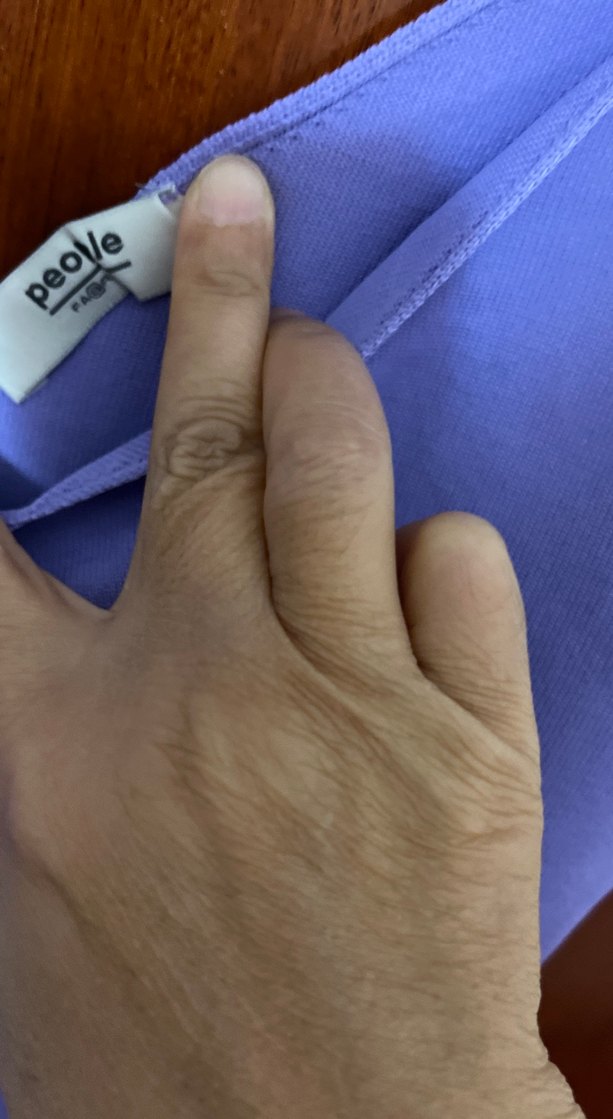 Mor V Yaka İnce Askılı Kadın Atlet kazak elastan - Görsel 2