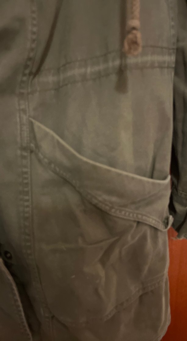 Düğmeli Kahverengi Kadın Süet Ceket nefti yeşil parka - Görsel 2