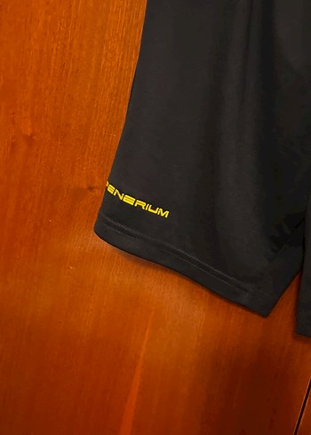 Siyah Erkek Mini Spor Şort Velcro Detaylı - Görsel 3