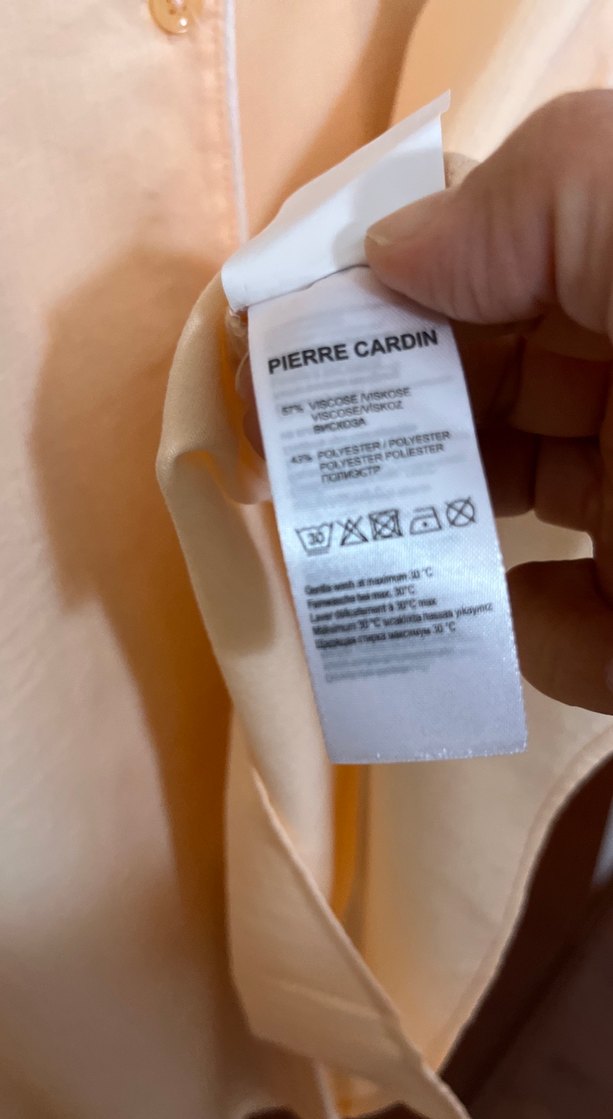 Bej Düğmeli Kadın Gömlek - Görsel 4