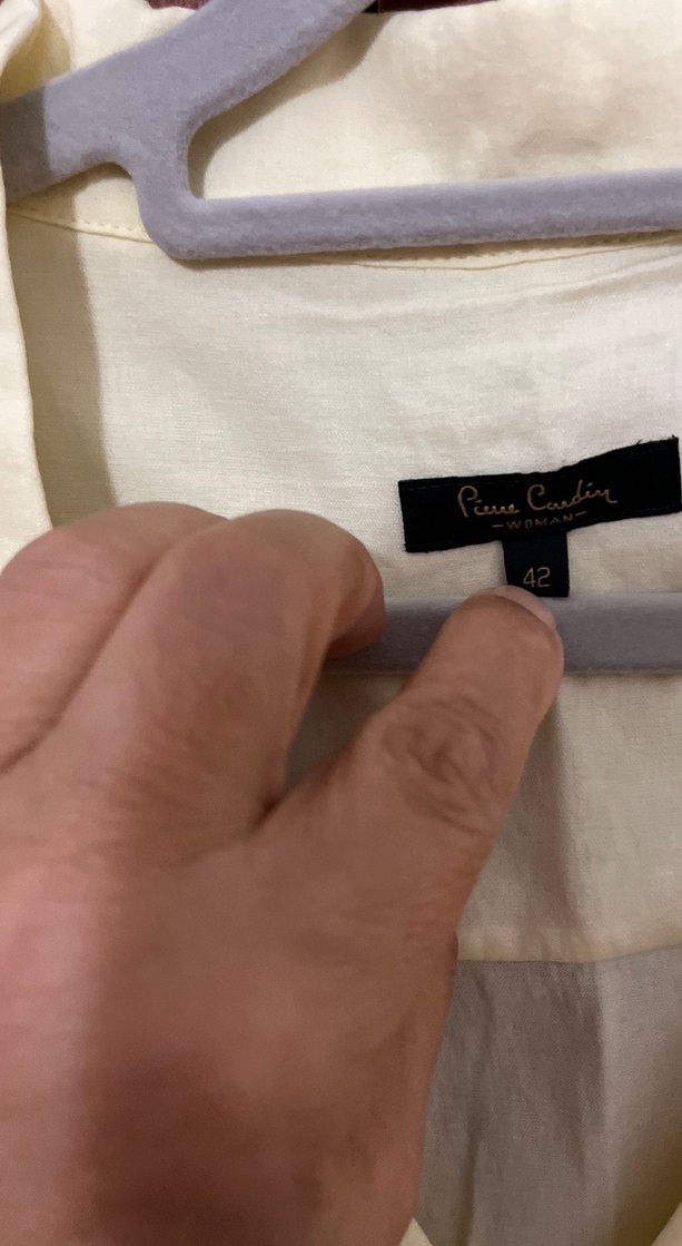 Pier cardine/42 bayan gömlek pamuk keten - Görsel 3