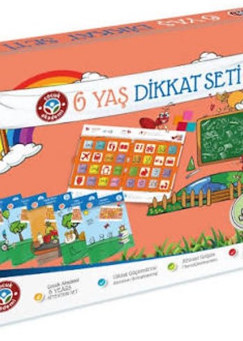 Çocuk Akademi 6 Yaş Dikkat Seti