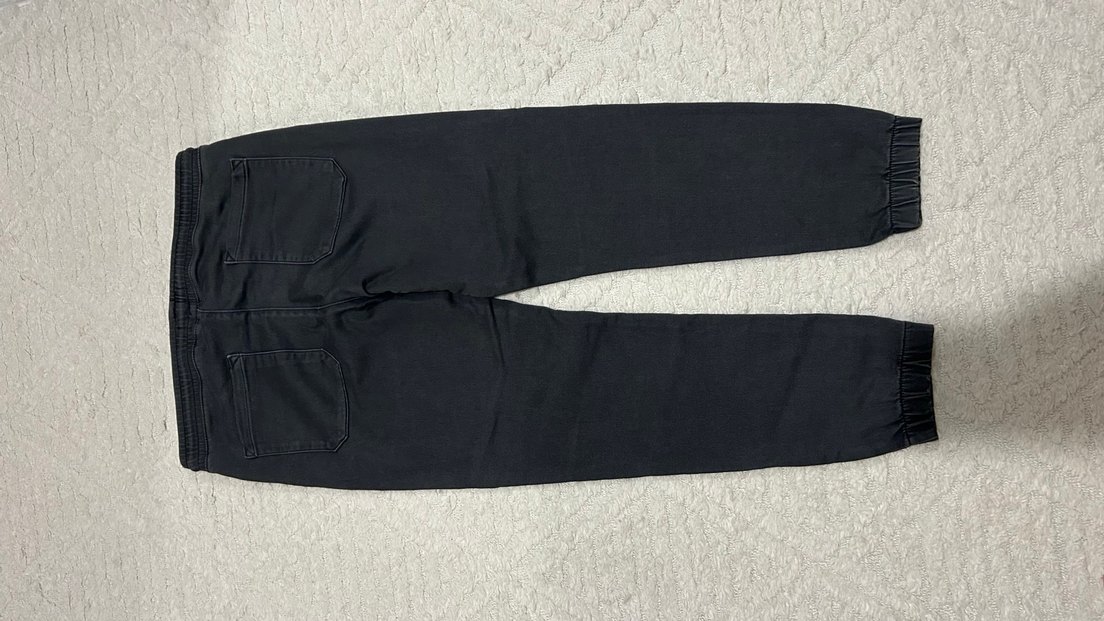 Erkek Gri Dar Kesim Denim Pantolon - Görsel 2