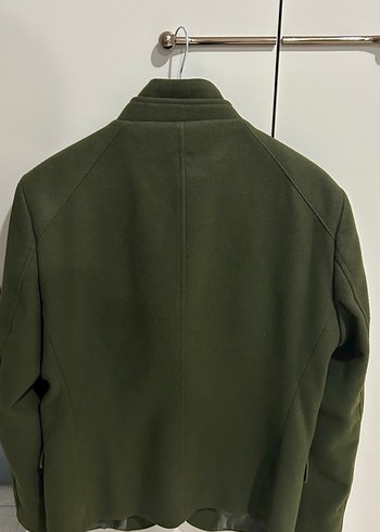 Düğmeli Yeşil Süet Erkek Ceket - Görsel 2