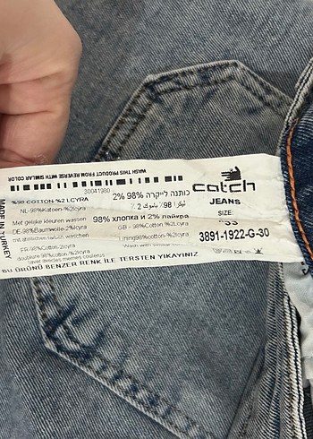 Erkek Gri Beli Kemerli Bol Kesim Kot Pantolon - Görsel 3