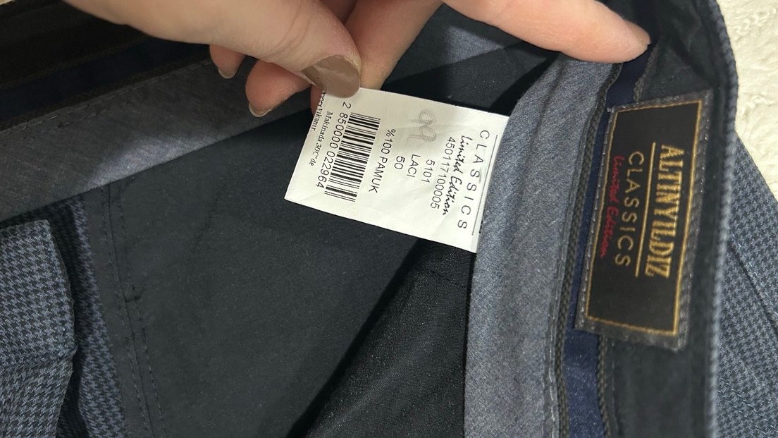 Erkek Siyah Regular Fit Street Wear Pantolon - Görsel 3