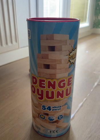 Ahşap Denge Oyunu - 54 Parça