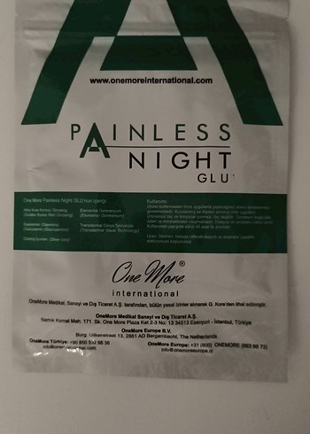 06/2028 skt painles night glu bandı - Görsel 2