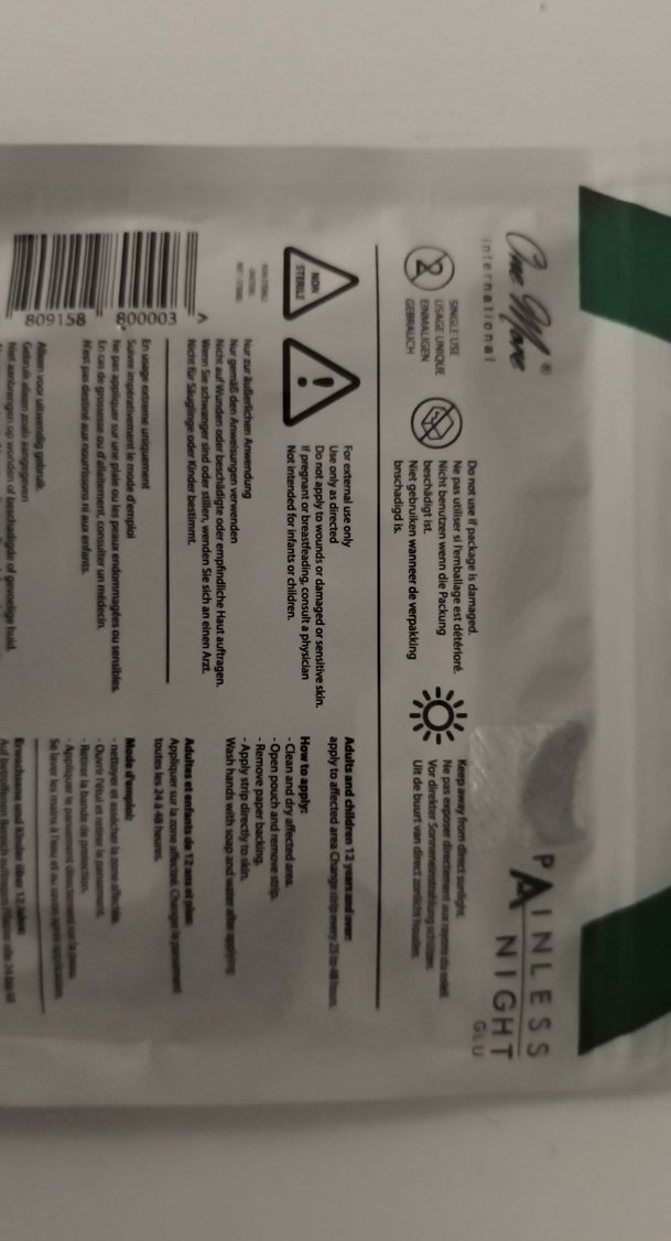 06/2028 skt painles night glu bandı - Görsel 4