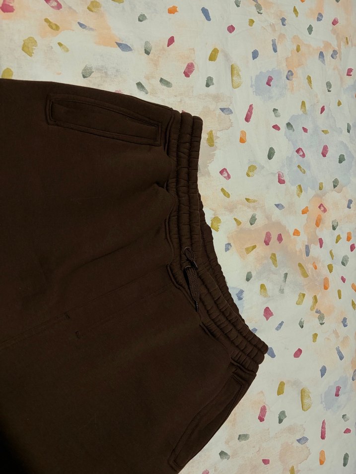 Erkek Relaxed Fit Pamuklu Kahverengi Eşofman Altı | GRIMELANGE - Görsel 4