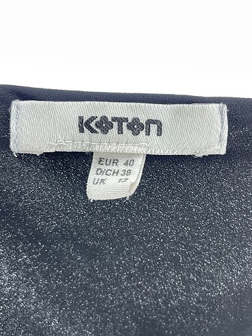 40 Beden siyah Renk Koton Bluz %70 İndirimli.