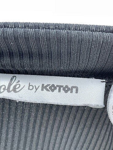 l Beden siyah Renk Koton Bluz %70 İndirimli.
