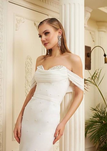 36 Beden CARMEN İsteme Nişan Nikah Elbisesi