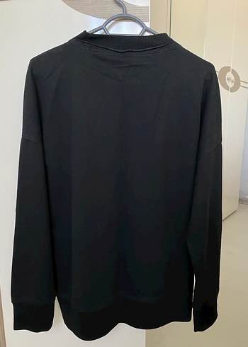 Diğer Siyah Oversize Kadın Sweatshirt