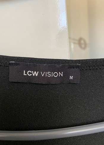 LC Waikiki Siyah V Yaka Kısa Kollu Kadın Bluz