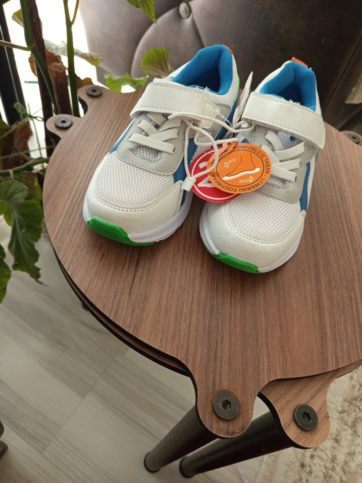 Beyaz Erkek Çocuk Spor Ayakkabı - Görsel 3