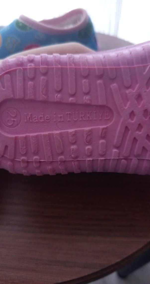 Kız Çocuk Renkli Bağcıksız Ev Terliği - Görsel 4