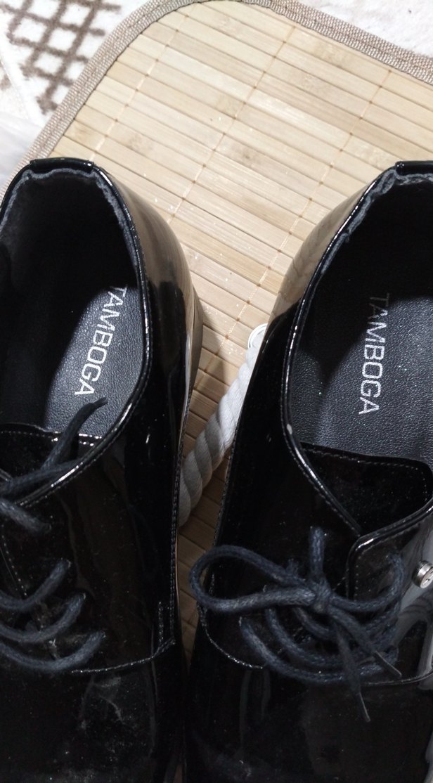 Siyah Parlak Rugan Erkek Klasik Ayakkabı - Görsel 2